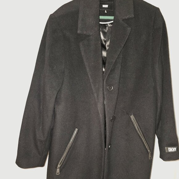 DKNY Men's Peacoat - Picture 1 of 5